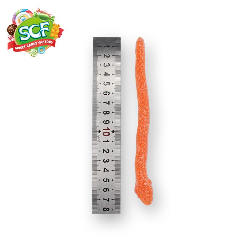 Delicious competitive price cola flavor long gummy snake from China candy factory - Image 4