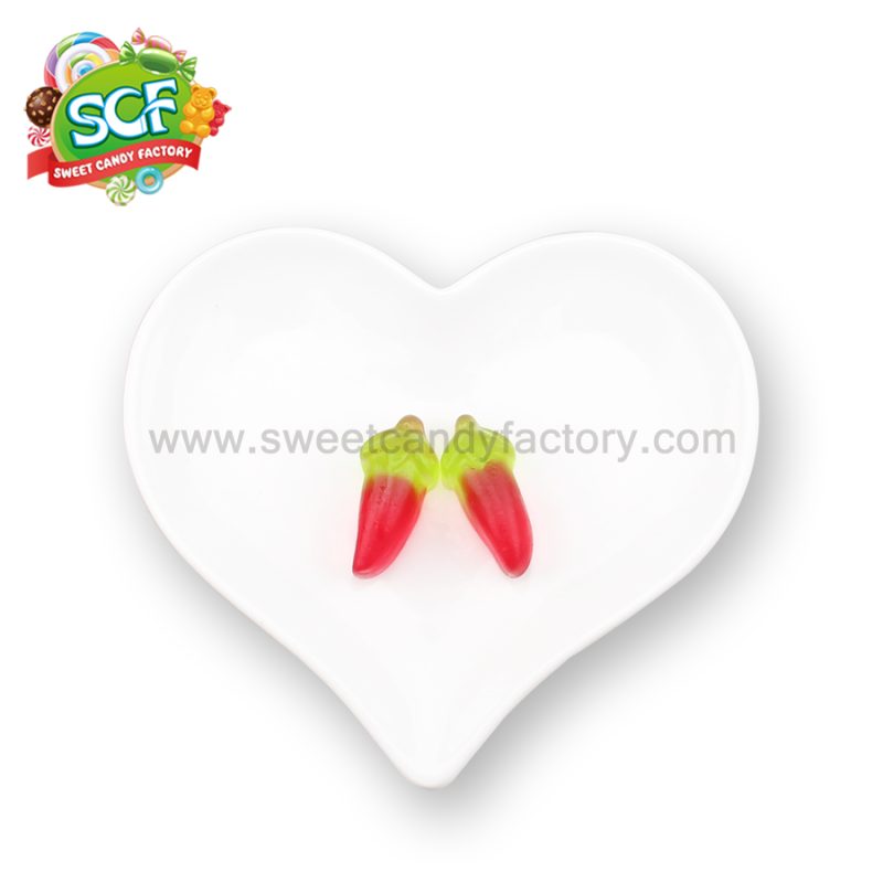 Hot chilli gummy pepper spicy gummy food new arrival