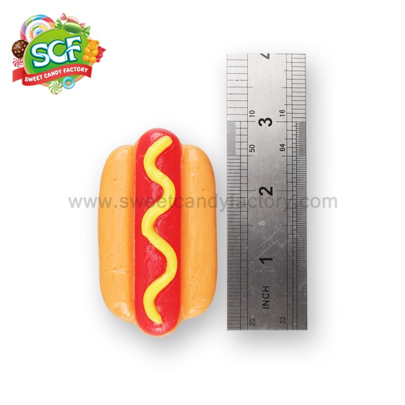 Competitive price gummy hot dog gummy food from China candy manufacturer - Image 4