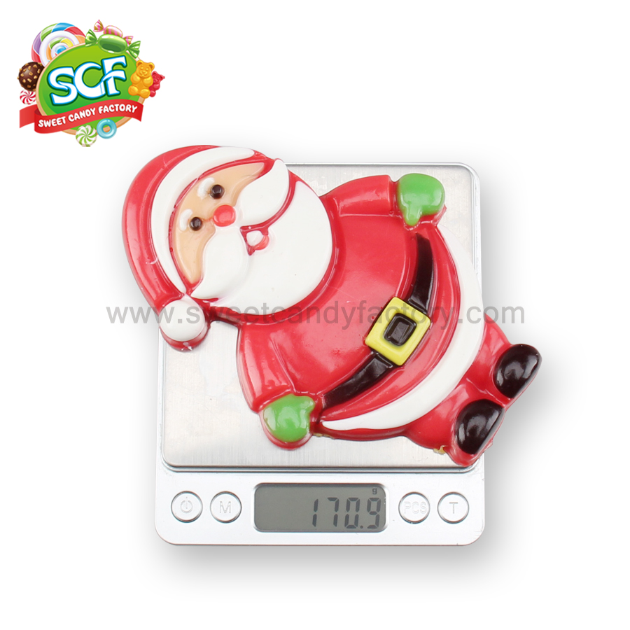 Giant large santa claus gummy candy with competitive price-sweetcandyfactory