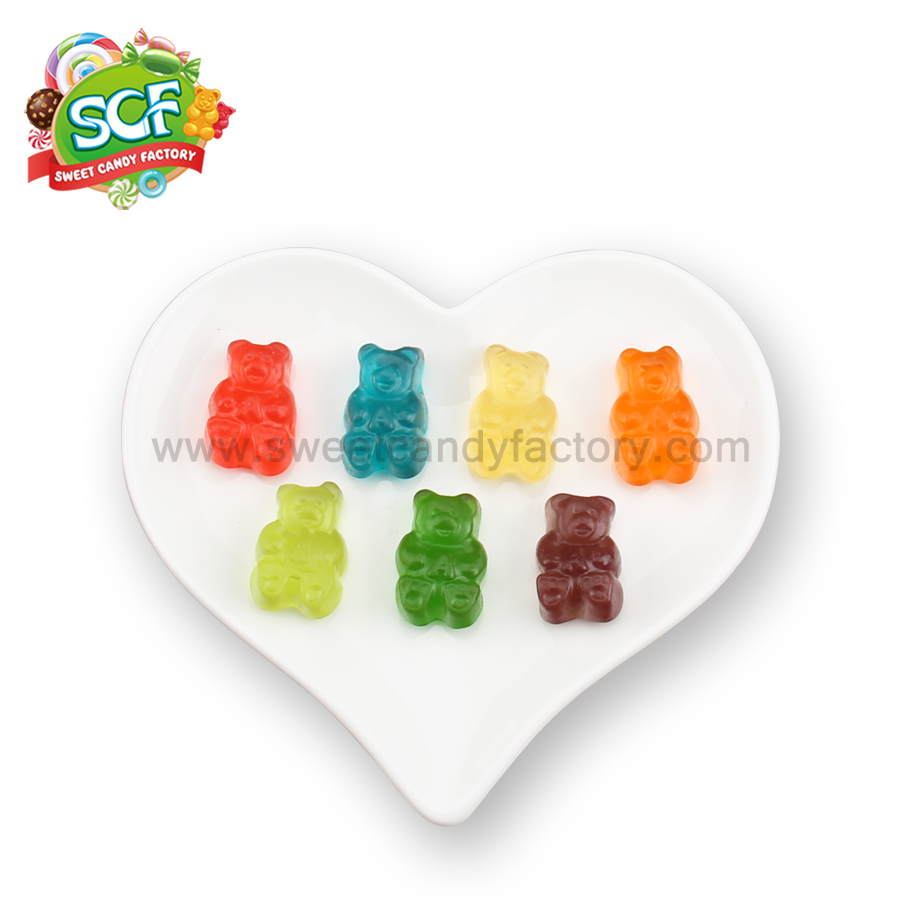 Bulk private label colorful gummy bear with competitive price-sweetcandyfactory