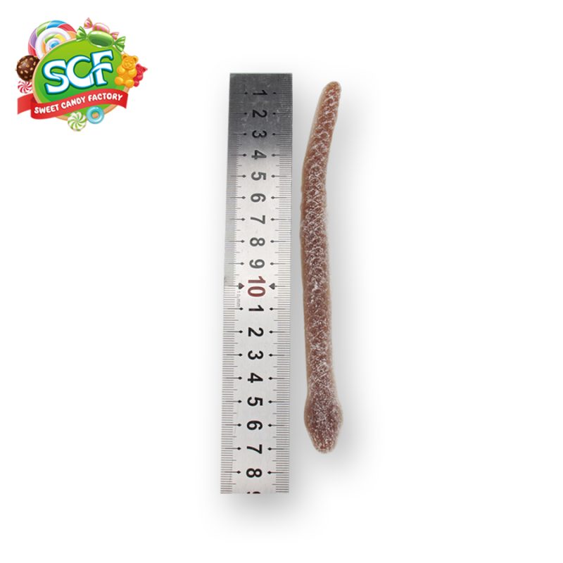 Delicious competitive price cola flavor long gummy snake from China candy factory - Image 3