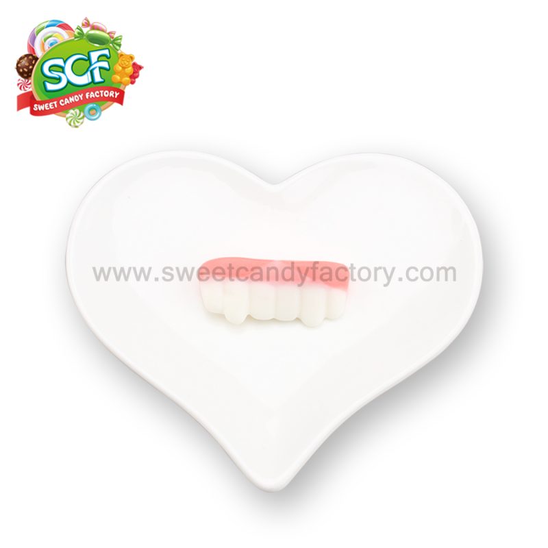 Halloween candy gummy teeth in bulk from China manufacturer