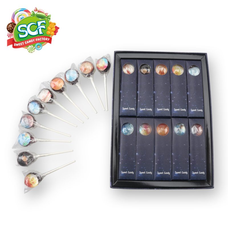 Sugar free planet lollipop star candy wholesale - Image 2