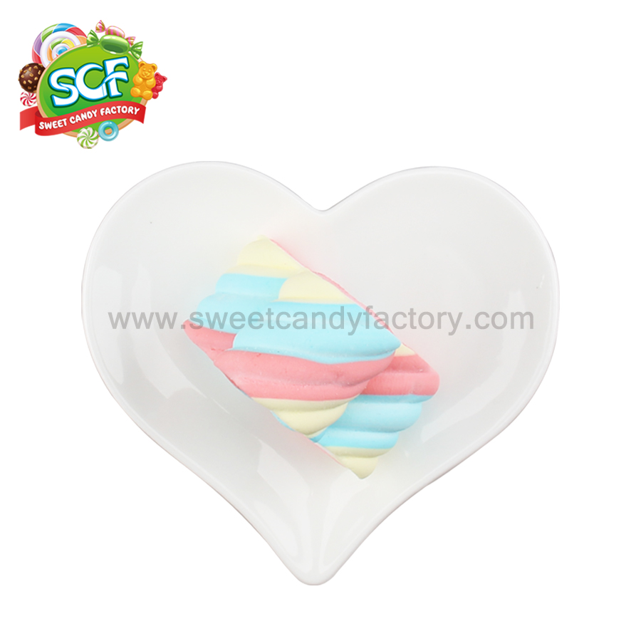 Cheap hot selling colorful marshmallow with large production capacity-sweetcandyfactory