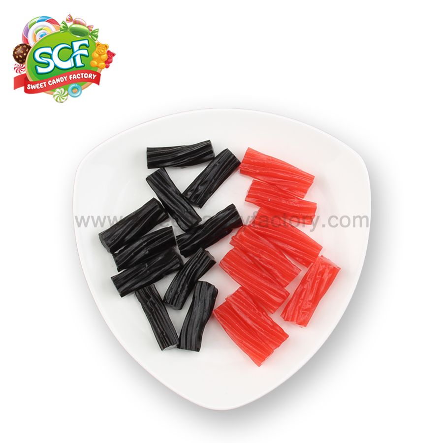 Black bulk licorice flavor licorice sticks produced by China candy manufacturer-sweetcandyfactory