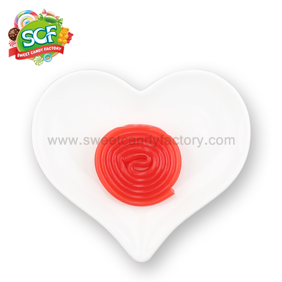 Red licorice wheels wholesales strawberry flavor from China candy factory-sweetcandyfactory