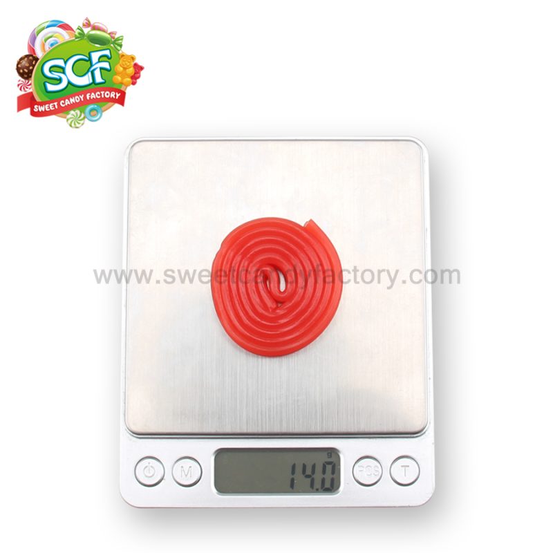 Red licorice wheels wholesales strawberry flavor from China candy factory - Image 2