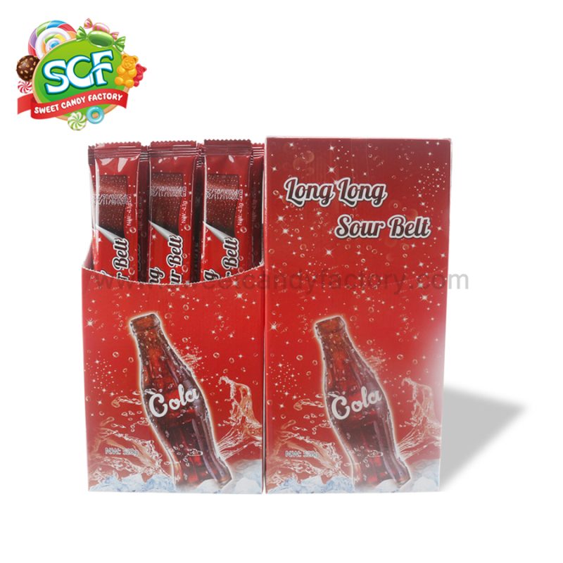 Cola flavor sour belts made by BCH from candy manufacturer - Image 3