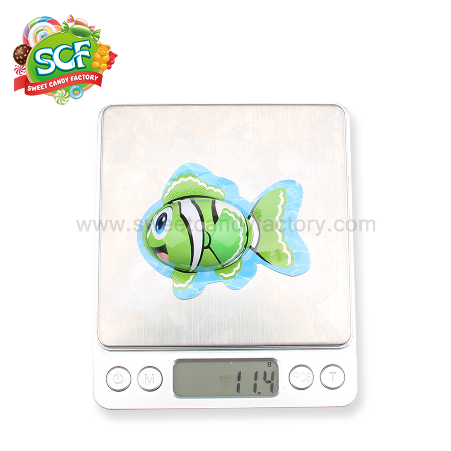 Bulk hot sales fish shape chocolate cup from China candy factory-sweetcandyfactory