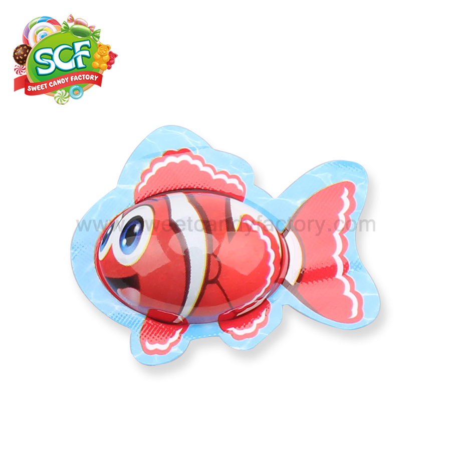 Bulk hot sales fish shape chocolate cup from China candy factory-sweetcandyfactory