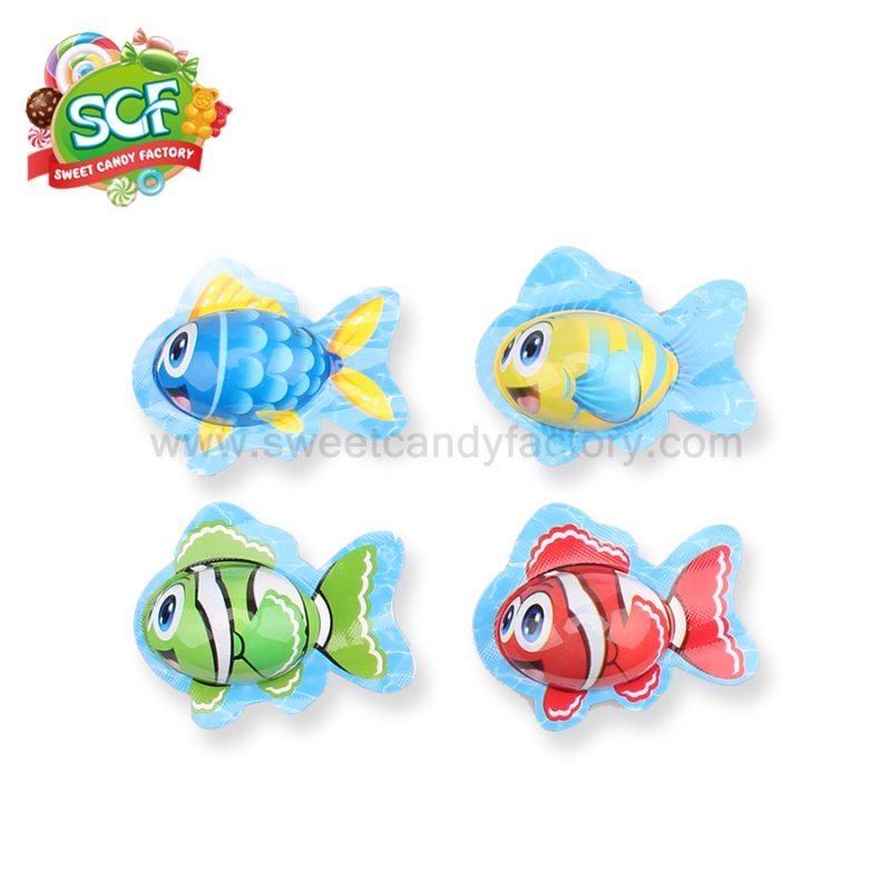 Bulk hot sales fish shape chocolate cup from China candy factory