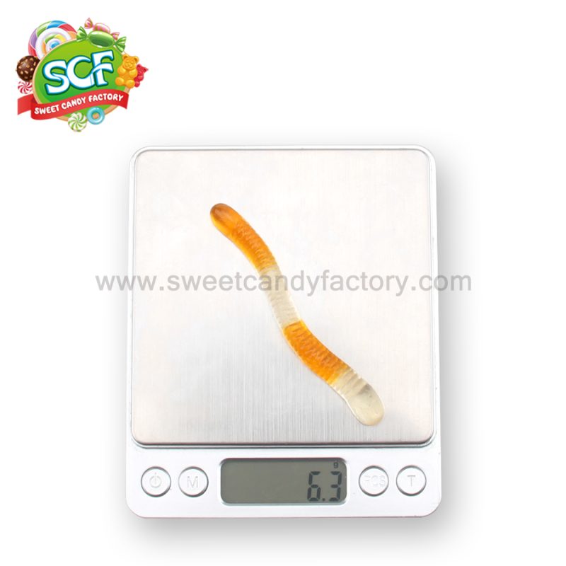 Fruit flavors chewing sugar free gummy worms wholesales by China candy factory - Image 2