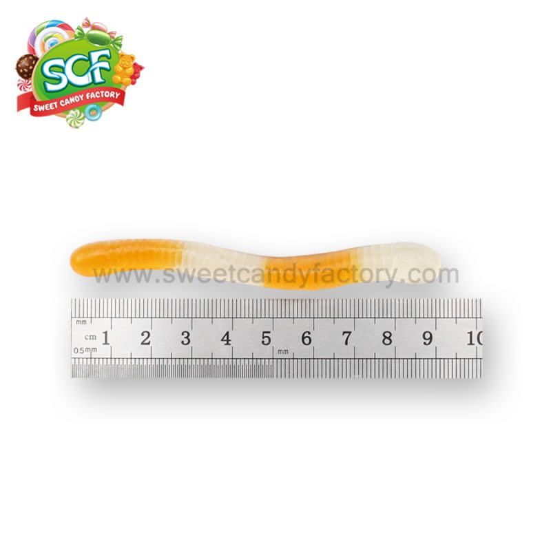 Fruit flavors chewing sugar free gummy worms wholesales by China candy factory - Image 3