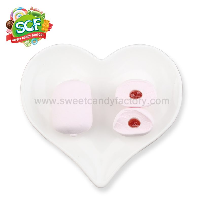 Bulk pillow pack marshmallow with fruit jam inside