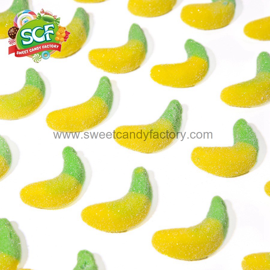banana shape gummy candy