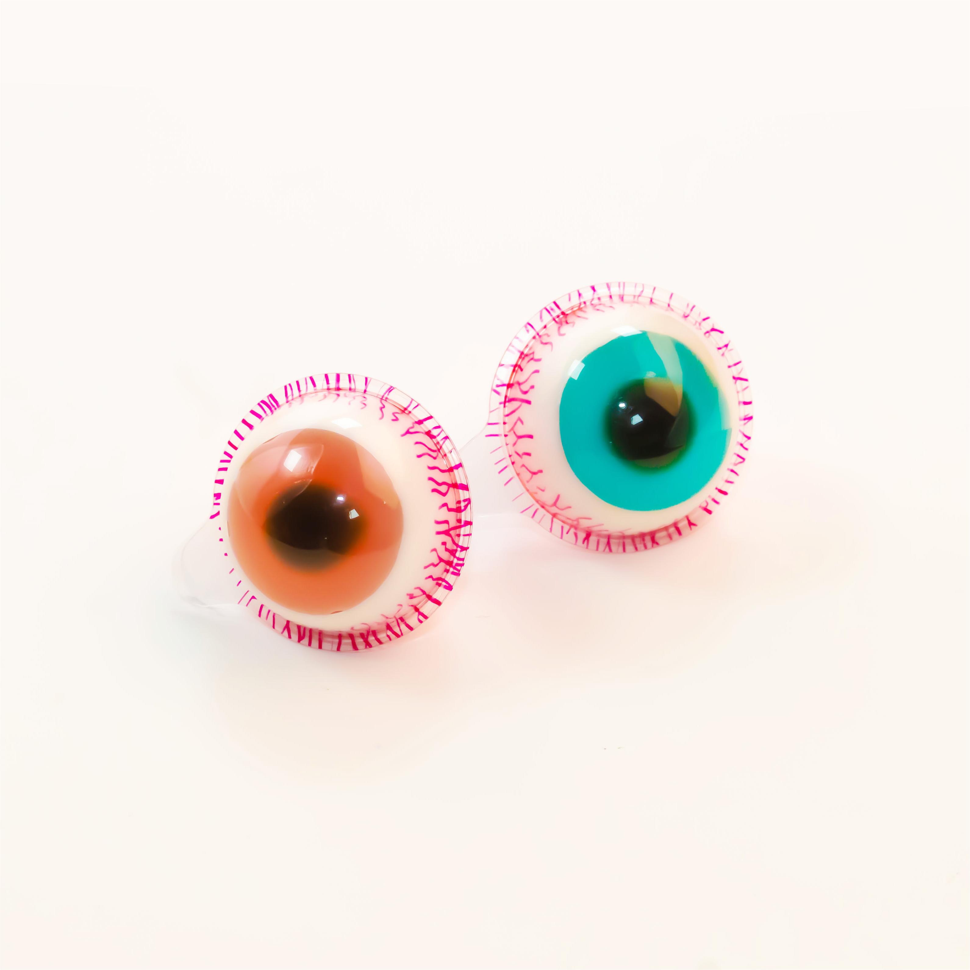 Candy Gummy Eyes Eye Ball Shape Halloween Party Gift Halal Gummy Eyeballs Candy For Wholesale