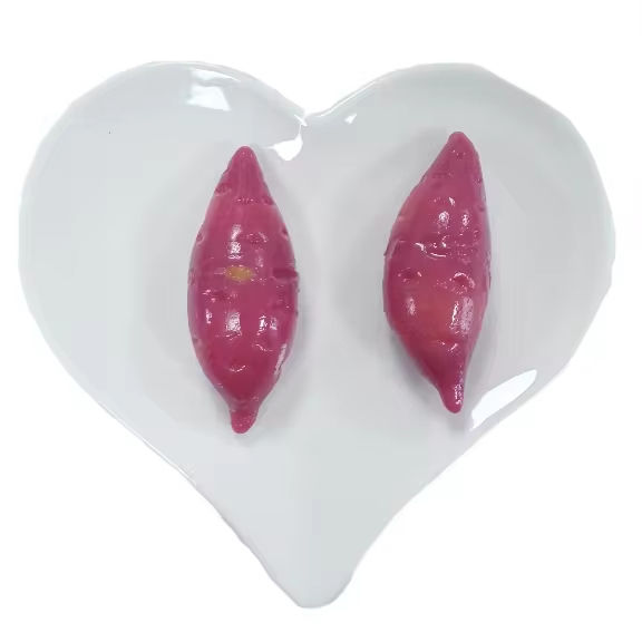 Fruit Shaped Peelable Soft Candy Peeling Mango Sweet Purple Potato Gummy Candy