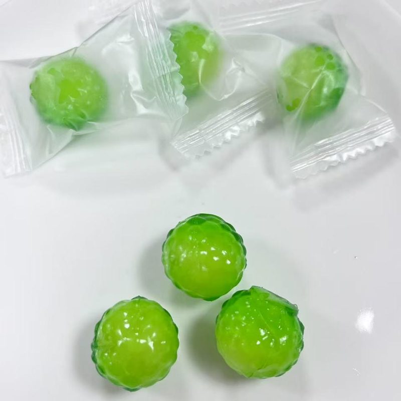 HALAL Hot Sale High Temperature Resistance Peeling Peelable Mint Gummy Candy