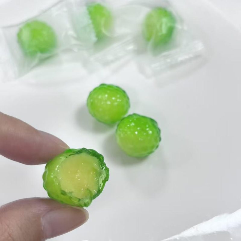 HALAL Hot Sale High Temperature Resistance Peeling Peelable Mint Gummy Candy - Image 2