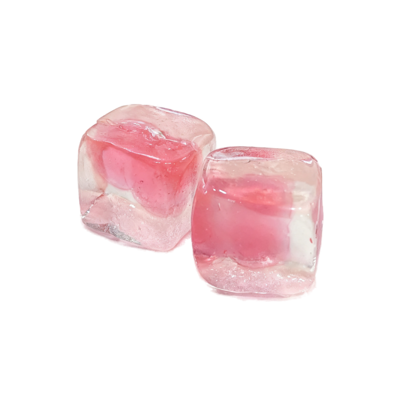 HALAL Bear Dinosaur Penguin Ice Cube High Transparency Peelable Gummy Candy With Animal Inside Surprise Cube Mystery Peeled Gummy