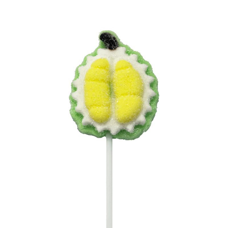 Customize Halal Jelly Candies Sweet Soft Gelatin 3D Fruit Shaped Marshmallow Lollipop - Image 2