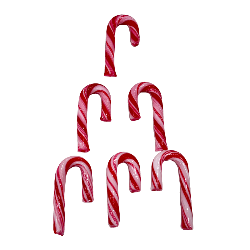 HALAL Wholesales Chritmas Candy Gift Festival Present Mint Peppermint Mini Candy Canes-sweetcandyfactory