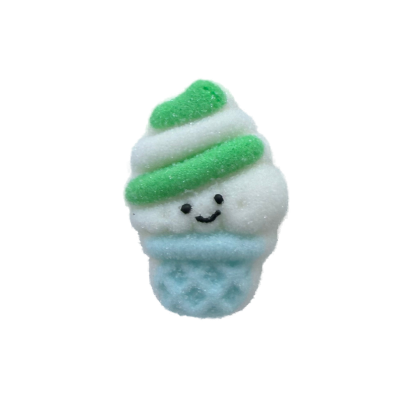 Customize Shape Halal Jelly Candies Sweet Soft Gelatin Vanilla 3D Ice Cream Shape Marshmallow - Image 3